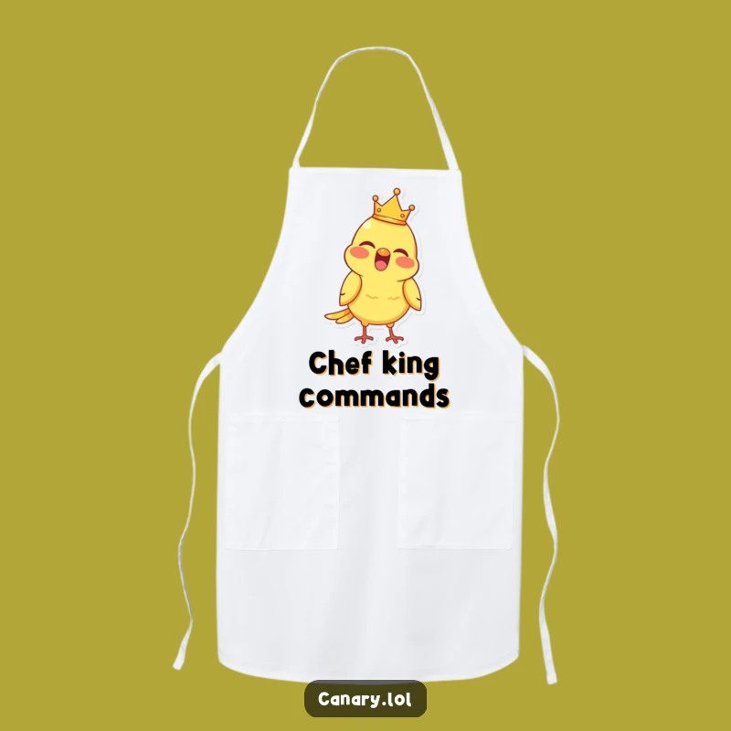 Funny Royal Canary Apron - Cute Funny Gift for Kitchen Royalty