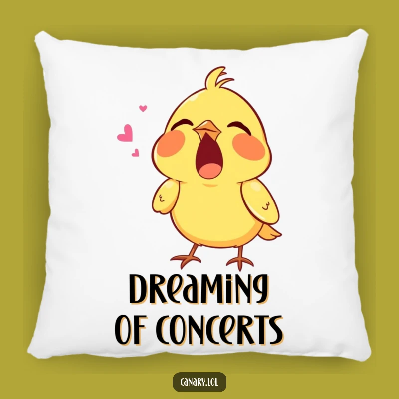 Funny Singing Canary Pillow: Cuddle Up with Comfort and Hilarious Melodies