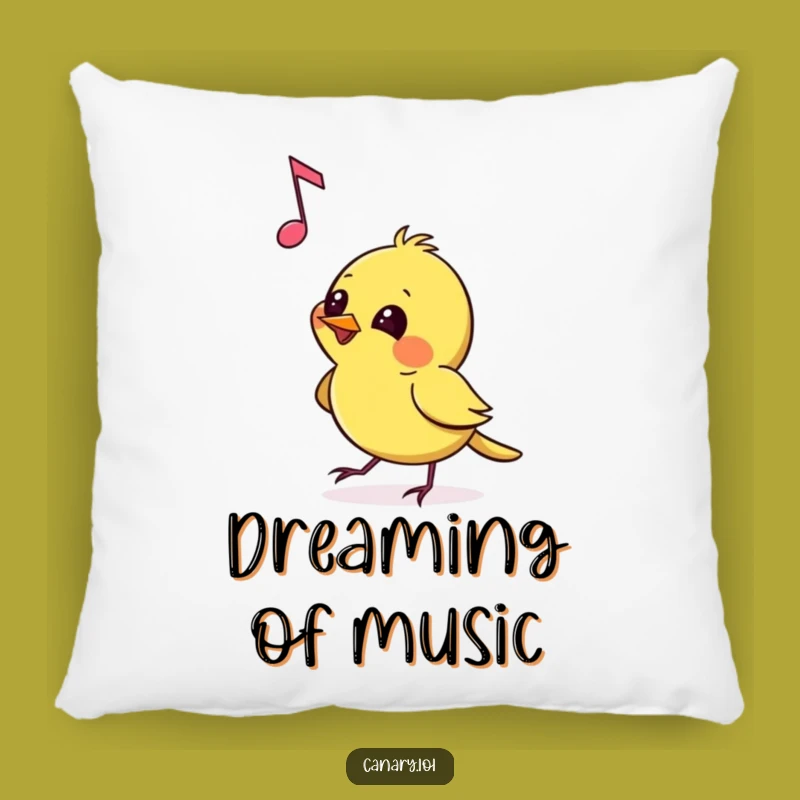 Funny Pillow: Melody Mischief - A Hilarious Funny Gift for Cozy Music Fans!
