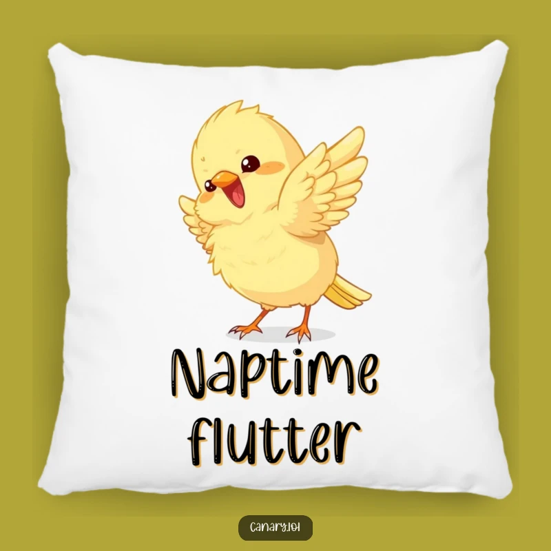 Funny Fluffy Canary Pillow: Soft Comfort for Joyful Moments