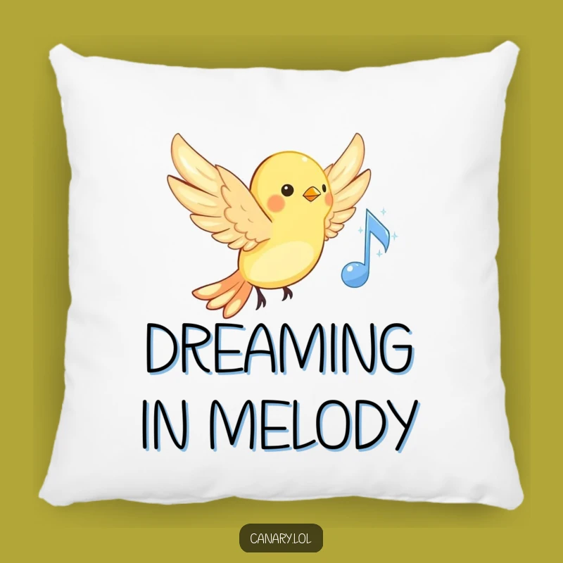 Funny Musical Canary Pillow: Soft Bird Singing Accent Gift