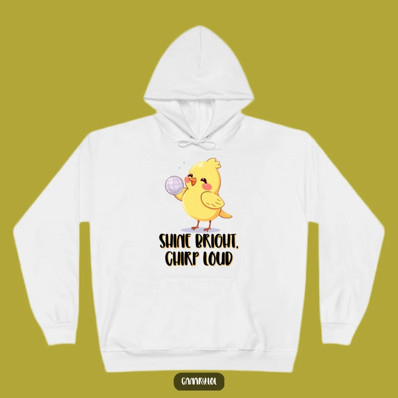 Funny Canary Disco Hoodie: Cozy Up with Fun! The Ultimate Funny Gift.