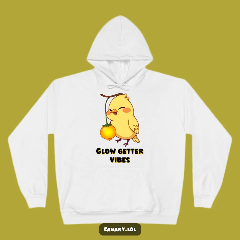 Funny Mischievous Canary Bird Hoodie - Cozy Funny Gift for Bird Lovers