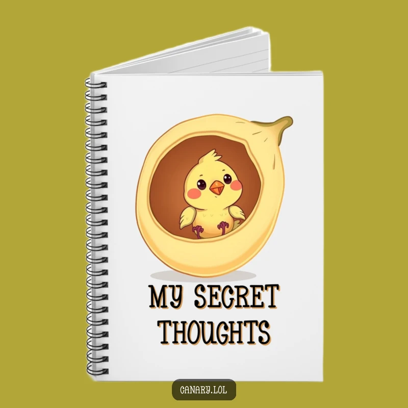 Funny Canary Notebook: Seed Pod Journal, Perfect Curious & Humorous Gift for Explorers