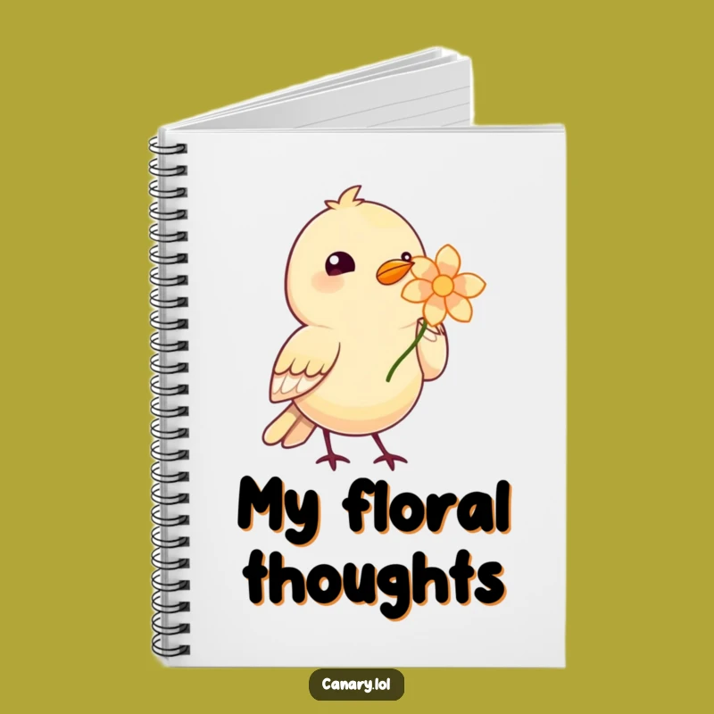 Funny Bird Thoughts Notebook - Write Down Your Sweetest Ideas!