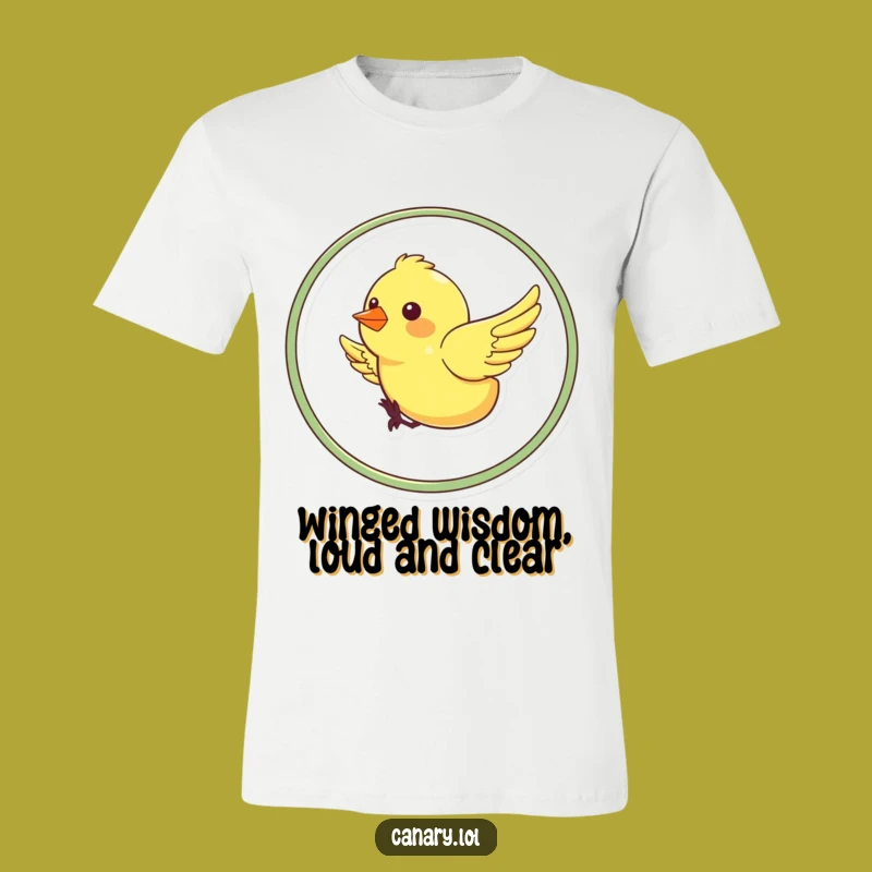 Funny Canary Loop T-Shirt: Wearable Joy, Hilarious Birdy Acrobatics, Best Funny Gift