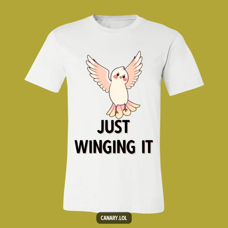 Funny Pirouetting Bird T-Shirt: Graceful Dancer Aviary Tee, Perfect Funny Gift