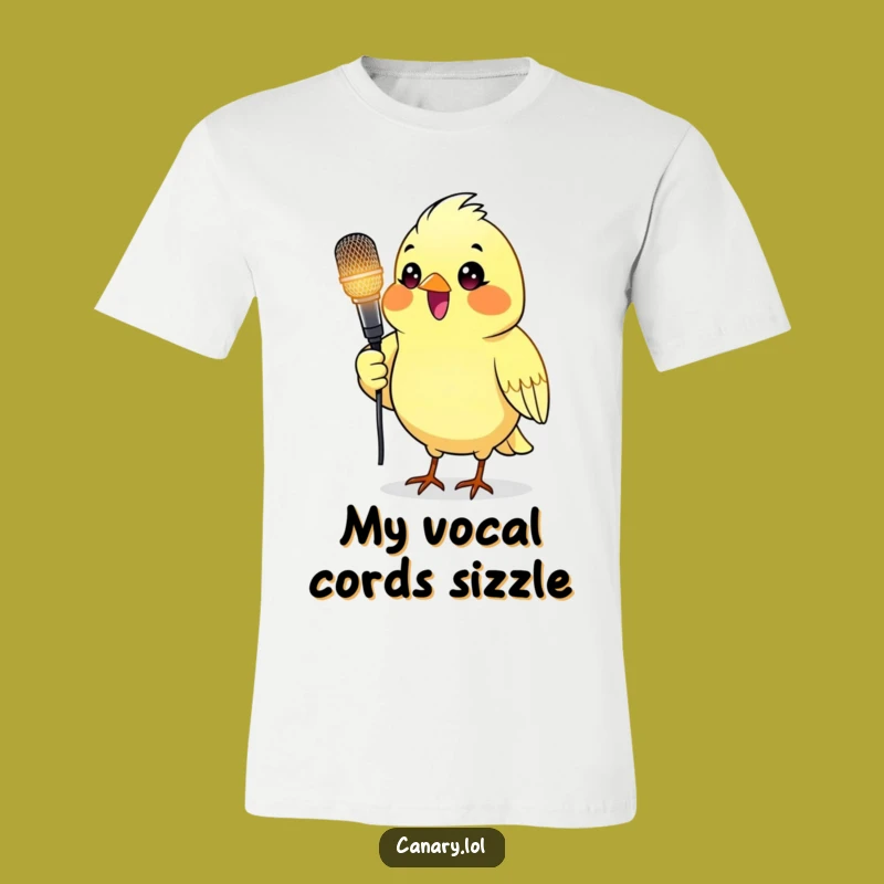 Funny Canary Rockstar T-Shirt - Music Lover Gift!