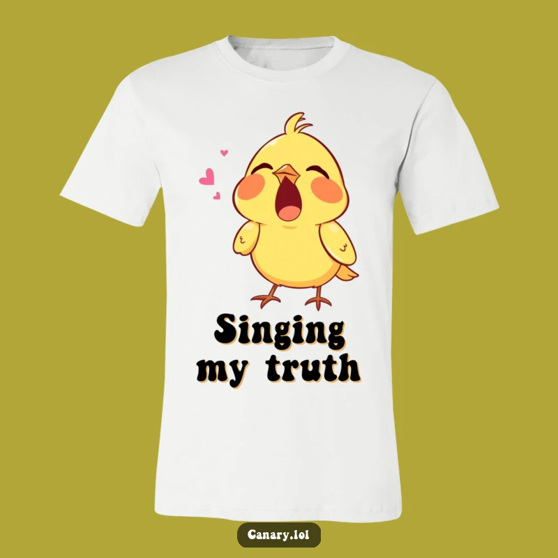 Funny Singing Canary T-Shirt: Rock Your Voice with Hilarious Style